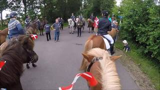Stafettenritt WM 2017 Übergabe von Dänemark nach Deutschland