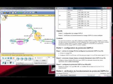 6.2.3.7 Packet Tracer - Configuring Multiarea OSPFv3