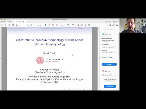 What relative pronoun morphology reveals about relative clause typology [ LingMon #166 ]
