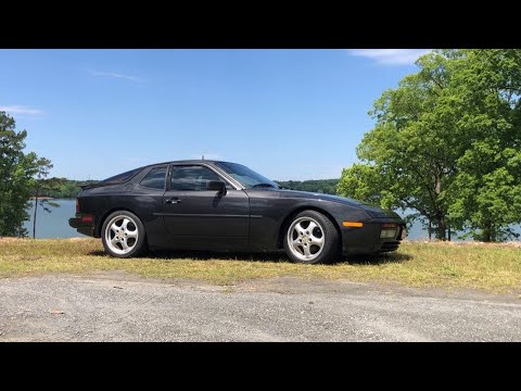 Graphite Gray 1986 Porsche 944 Turbo