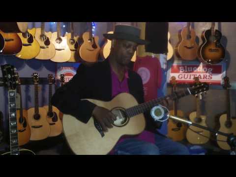 Beneteau Guitars OM - Black Walnut / Red Cedar image 10