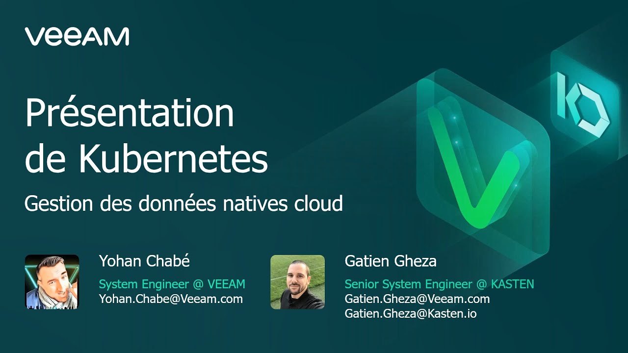 Introduction to Kubernetes Cloud Native Data Management video