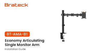 Flow Basic Articulating Monitor Arm | BT-AMA-B1 | Brateck