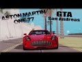 Aston Martin One-77 2010 para GTA San Andreas vídeo 1