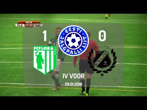EJL halliturniir 2016: Tallinna FC Flora - Nõmme Kalju FC 1:0 (1:0)
