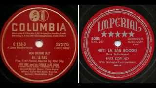 Kid Ory And His Creole Jazz Band - Eh La Bas vs Fats Domino - Hey! Las Bas Boogie