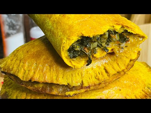 Callaloo Patties | How To Make Jamaican Callaloo Patties | Callaloo Pie | Street Food | Patty Recipe