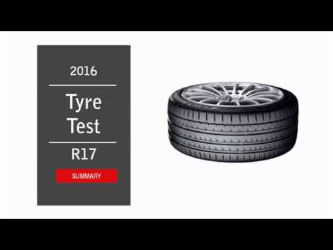 2016 Summer Tyre Test R17 - Summary