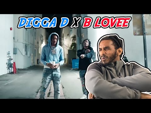 HUGE UK x US LINK UP! Digga D X B Lovee - What You Reckon? REACTION! | TheSecPaq