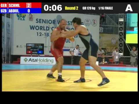 Schmidt Nico - Abdullaev Numinjon ( Ouzbekistan ) 120 kg / greco