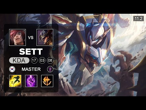 Sett Mid vs Twisted Fate - KR Master Patch 11.2