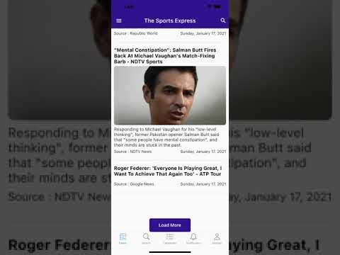 News App UI in MVVM Architecture