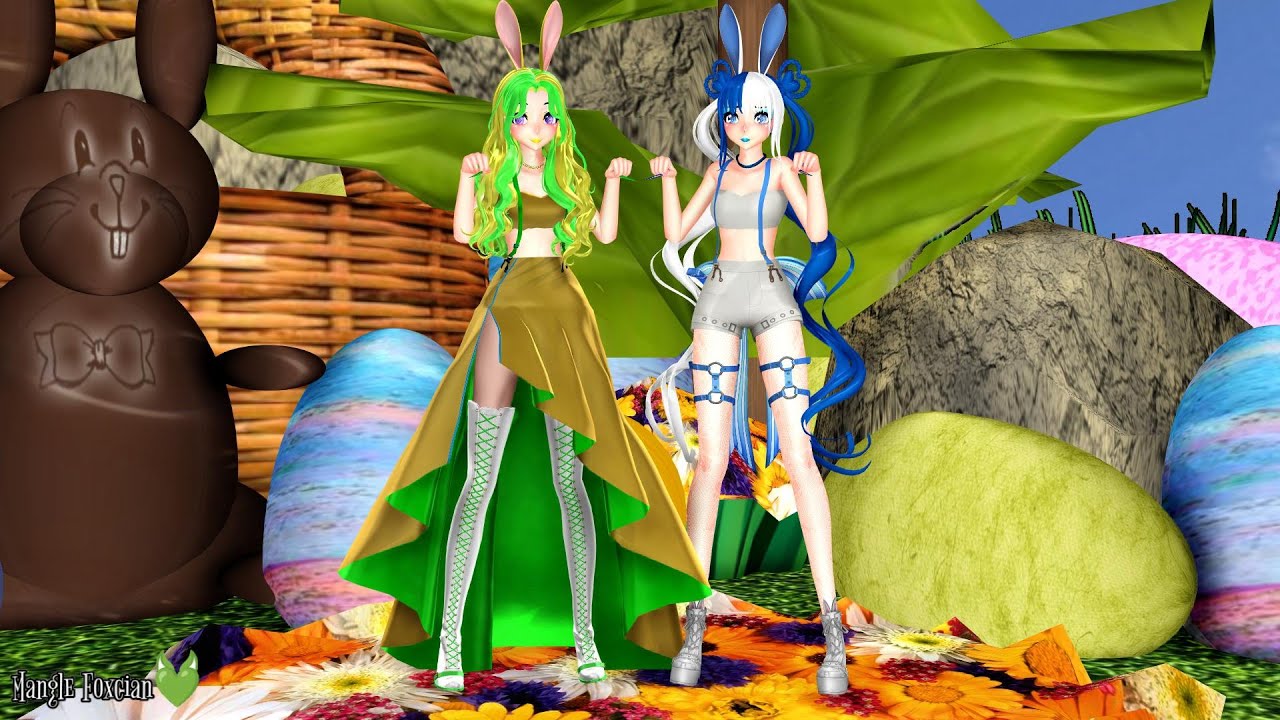 {MMD X Easter Bunnies} Happy Easter!!