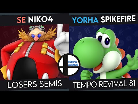 Tempo Revival 81 - SE | Niko4 (Mii Brawler) Vs. Spikefire (Yoshi) - Losers Semis - Smash Ultimate