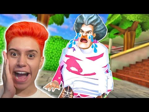 PROFESSORA MALVADA CAIU DE SKATE E VIROU UMA MÚMIA!! (Scary Teacher)