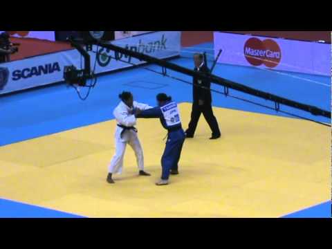 KUNIHARA, Yoriko (JPN)  vs. ALVEAR, Yuri (COL) - Final - 70 kg - Judo Grand Slam, RIO 2011