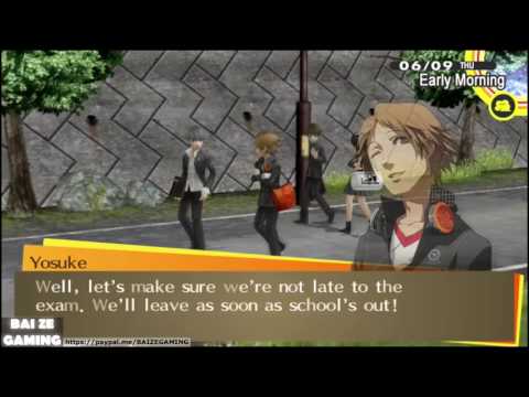 Persona 4 Golden Pt 23 - Inviting Adachi! Tutoring Tower Social Link!