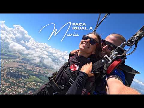 Salto de Paraquedas da Maria Clara na São Paulo Paraquedismo! 🪂