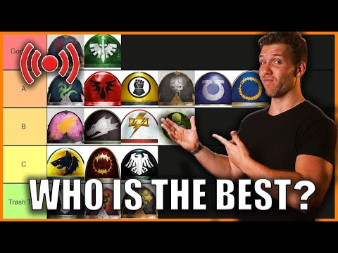 Creating the Definitive Space Marine Legion Tier List | Warhammer 40k Lore LIVESTREAM