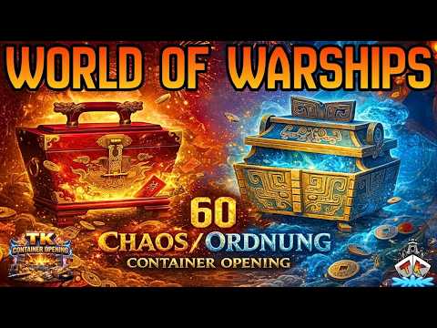 60x MONDNEUJAHR CONTAINER - CHAOS & ORDNUNG?!  🚢 | World of Warships 🚢🔥