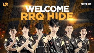 INTRODUCING OUR NEW FREE FIRE TEAM : RRQ HIDE