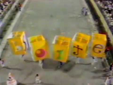 CANÁRIOS DAS LARANJEIRAS (1984 e 1985) e IMPÉRIO SERRANO 1990 (Concentração e início de desfile)