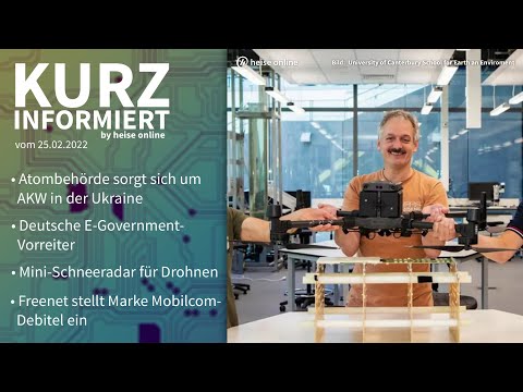 Ukraine, E-Government, Schneeradar, Freenet | Kurz informiert vom 25.02.2022 by heise online