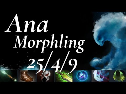 Ana mid Morphling vs Windranger - after being solo killed - dota2