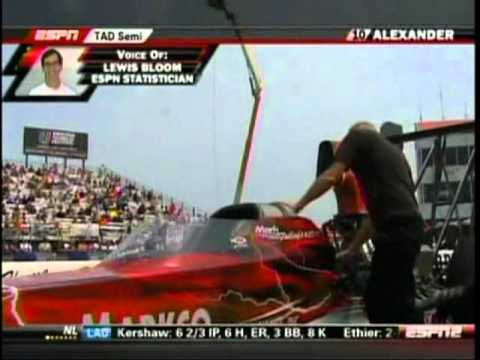 Mark Taliaferro Blake Alexander Tony Bartone Jim Whiteley intervew Semi Finals TAD O'reilly Auto Parts Spring Nationals 2011