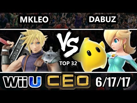CEO 2017 Smash 4 - ECHOFOX MVG | MKLeo (Cloud) vs RNG | Dabuz (Rosalina) Wii U Top 32