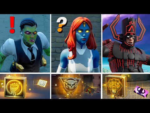 NEW BOSSES IN FORTNITE UPDATE (Boss Midas Zombie, Mystique, Galactus)