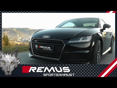 AUDI TT Type 8S Coupe with REMUS axle-back sport exhaust