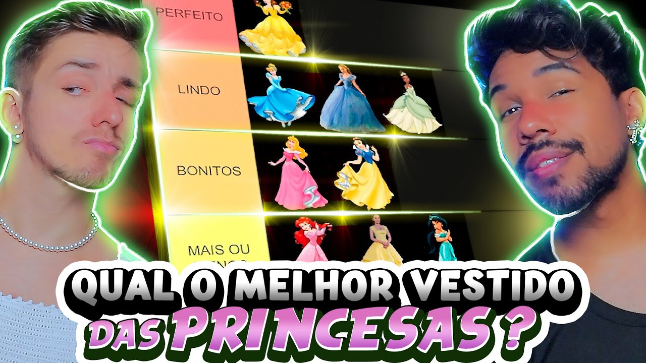 TODOS OS PIORES E MELHORES DESIGNERS DOS VESTIDOS DAS PRINCESAS CLÁSSICAS