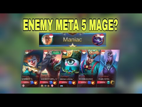 NATAN AGGRESIVE VS ENEMY USE META 5 MAGE DAMAGE? YOU CAN'T STOP ME - BUILD TOP 1 GLOBAL NATAN | MLBB