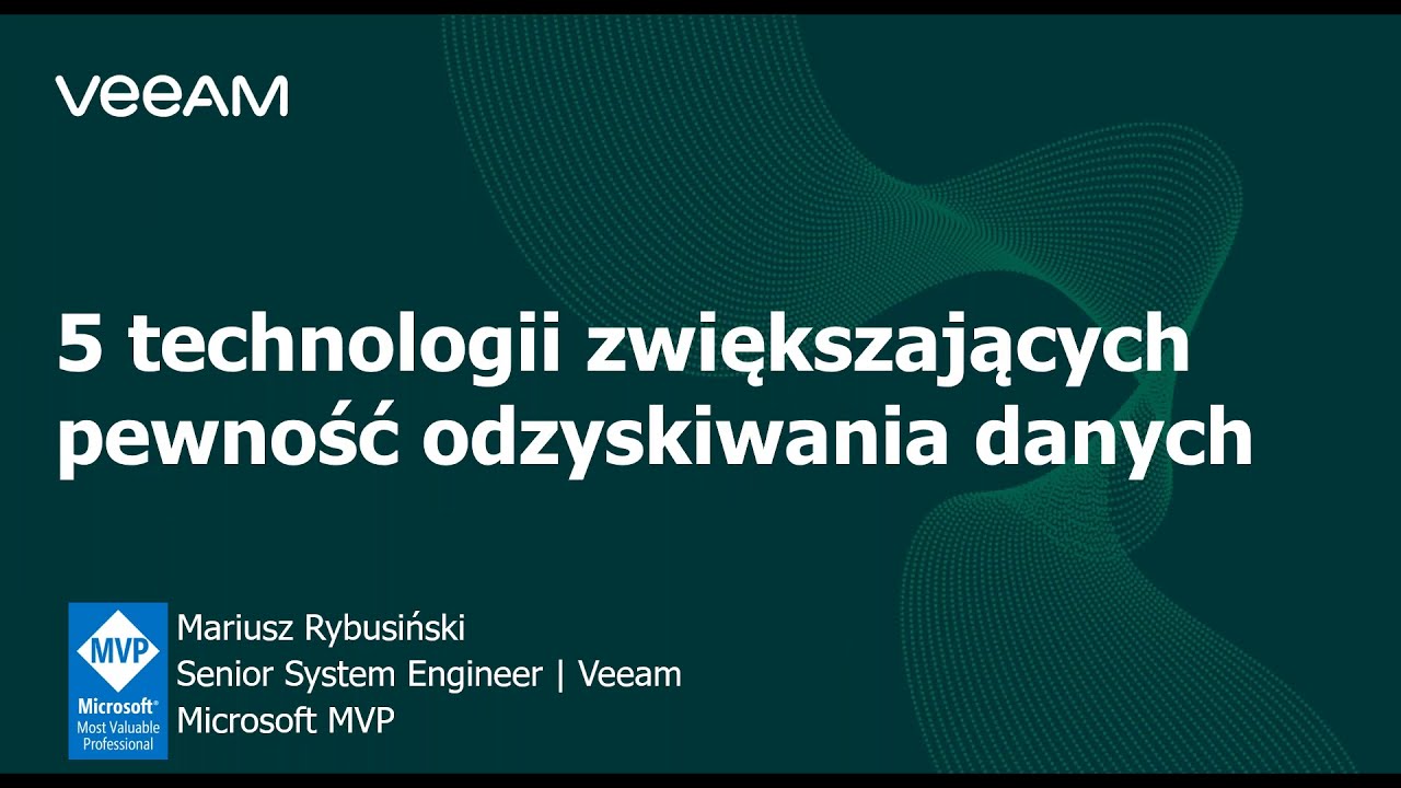 5 technologii zwiększających pewność odzyskiwania danych video