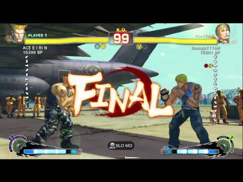ACE・EIRIN [Guile] vs kawagu111chi [Cody] 1/2 SSF4 Japanese Online Ranked Matches - TRUE-HD