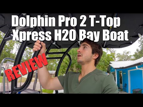 Dolphin Pro 2 T Top Xpress H20 Bay Boat REVIEW (watch before you buy)