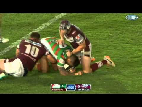 MANLY SEAEAGLES V SOUTH SYDNEY RABBITOHS: NRL HIGHLIGHTS | Round 2 2014