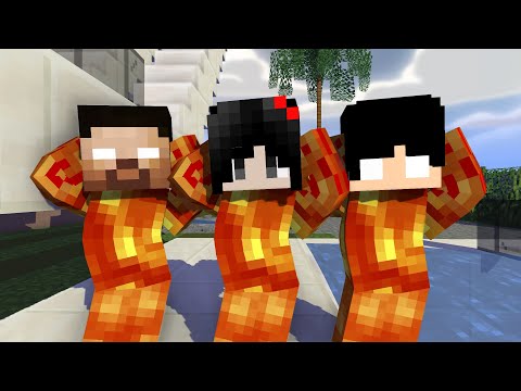 MONSTER SCHOOL :CHICKEN WING MEME FIRE HEROBRINE,SADAKO,HEEKO FAMILY - MINECRAFT ANIMATION