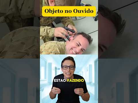 Objeto no ouvido 😮👂#medicina #medico #curiosidades #curiosidademedicina #enfermagem #enfermeira