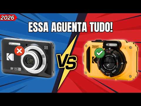Câmera Fotográfica KODAK FZ55 vs PIXPRO WPZ2 | Qual VALE MAIS A PENA em 2026? (Comparativo Completo)