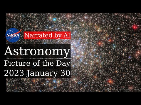 APOD: 2023-01-30 - Globular Star Cluster NGC 6355 from Hubble (Narrated by Emma)