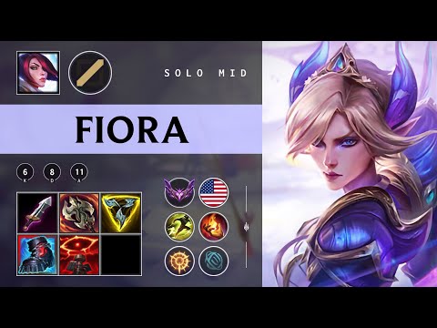 Fiora Mid vs Sylas - NA Master Patch 25.24