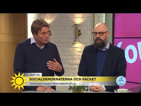 Kommunal drar in bidrag till S – "Det är dags att skiljas" - Nyhetsmorgon (TV4)
