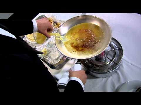 zubereiten von crepe suzette