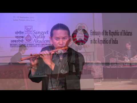 World Flute Festival 2015 in New Delhi | Bansuri Music | Basuri Ko Dhun | Pancha Lama バンスリ パンチャ ラマ