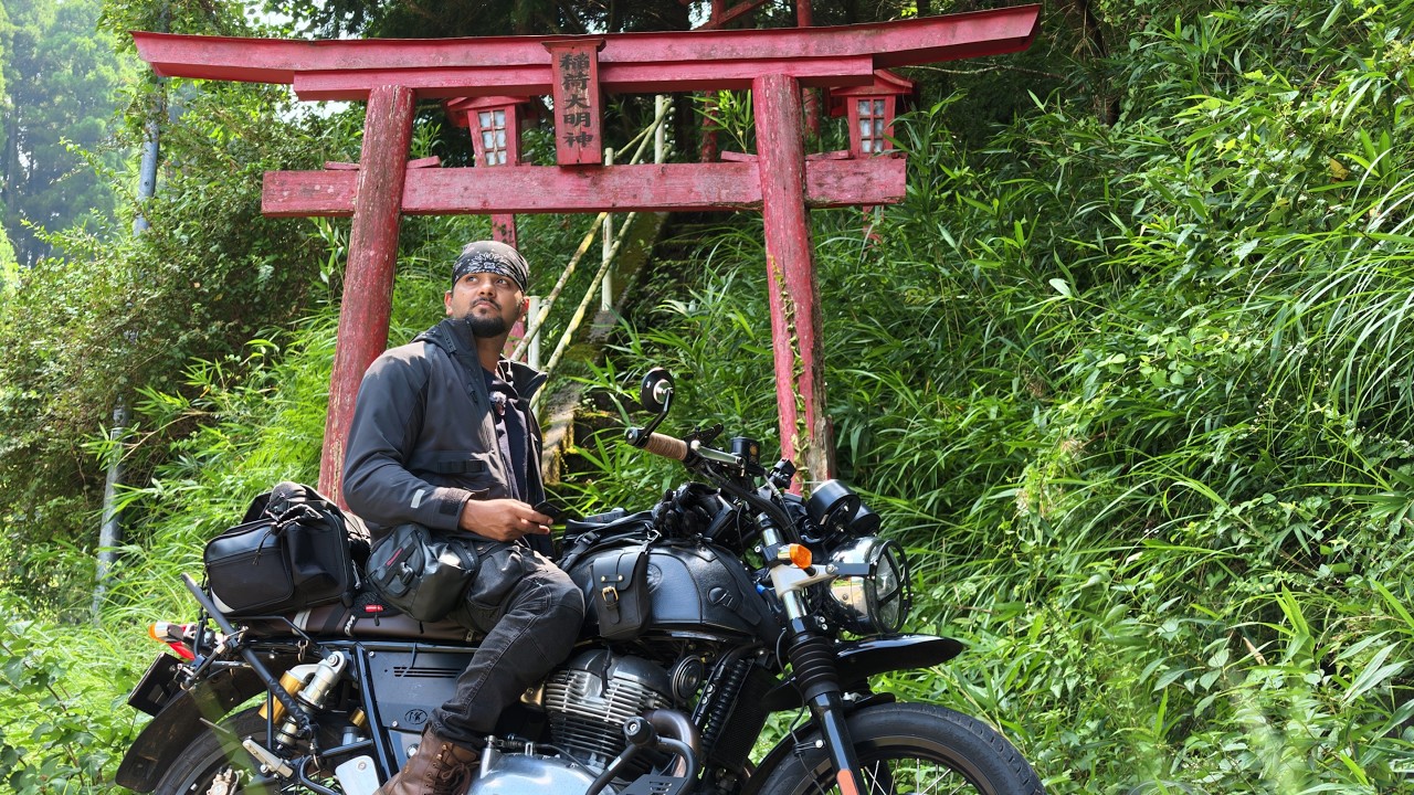 Weekend ride in  Japan countryside  II Indian in Japan II