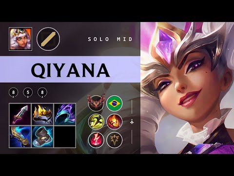 Qiyana Mid vs Ekko - BR Grandmaster Patch 25.24