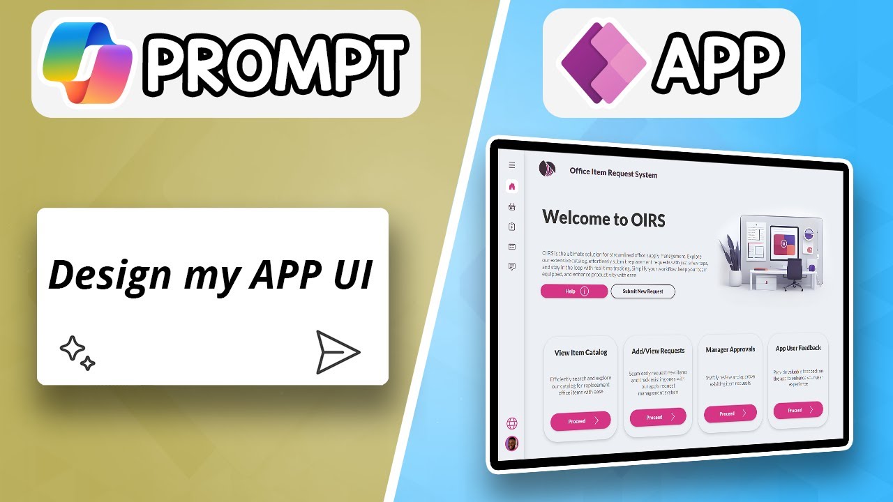 How to use Copilot AI to design UNIQUE Power Apps UIs