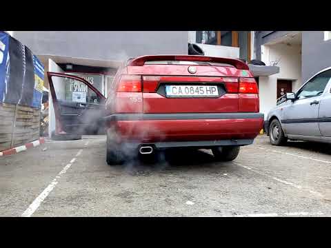 Alfa romeo 155 2.5 v6 new exhaust  sound
